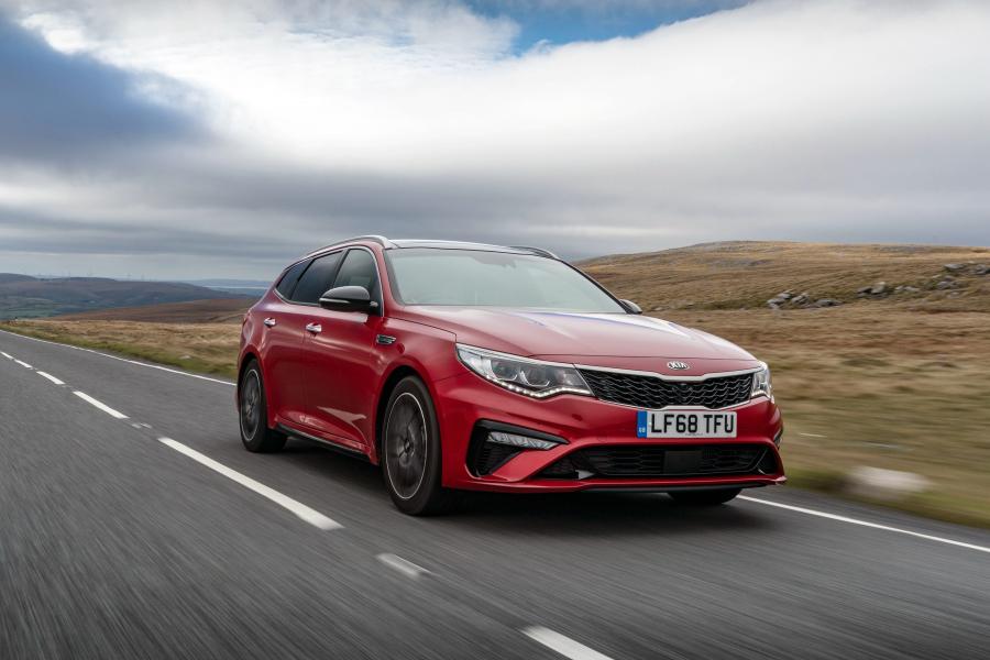 Kia Optima Sportswagon GT Line S в кузове JF 2018 года выпуска для